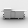 火车-汽车-火车-VR/AR模型-3D城