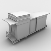火车-汽车-火车-VR/AR模型-3D城