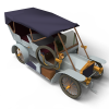 劳斯莱斯老爷车-汽车-其它-VR/AR模型-3D城
