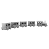 木质火车玩具-建筑-基础设施-VR/AR模型-3D城