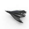 飞船b-飞机-飞行器-VR/AR模型-3D城