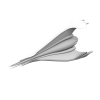 飞船b-飞机-飞行器-VR/AR模型-3D城