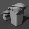竹篓-文体生活-艺术品-VR/AR模型-3D城