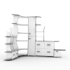Rack-家居-柜子-VR/AR模型-3D城