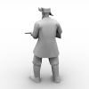 部队军人-角色人体-男人-VR/AR模型-3D城