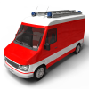 小型消防车-汽车-其它-VR/AR模型-3D城