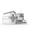 青瓦台-建筑-住宅-VR/AR模型-3D城