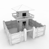 哨塔-建筑-古建筑-VR/AR模型-3D城
