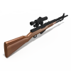 枪-VR/AR模型-3D城