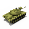 M48坦克-汽车-军事汽车-VR/AR模型-3D城