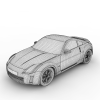 日产350z NISSAN 350Z 轿车-汽车-家用汽车-VR/AR模型-3D城