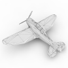 战斗机-飞机-军事飞机-VR/AR模型-3D城