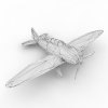 战斗机-飞机-军事飞机-VR/AR模型-3D城