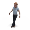 女人-角色人体-角色-VR/AR模型-3D城
