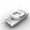 M1 Abrams坦克-汽车-军事汽车-VR/AR模型-3D城