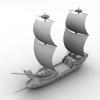 帆船-船舶-其它-VR/AR模型-3D城