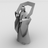 神话OL角色-角色人体-角色-VR/AR模型-3D城