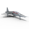 T 38教练机-科技-航天卫星-VR/AR模型-3D城