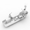 货运轮船-船舶-货船-VR/AR模型-3D城