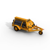 三轮无油氮气车-VR/AR模型-3D城