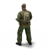 部队军人-角色人体-男人-VR/AR模型-3D城