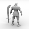 赤壁刀客-角色人体-角色-VR/AR模型-3D城