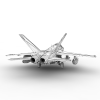 飞机-飞机-军事飞机-VR/AR模型-3D城