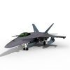 飞机-飞机-军事飞机-VR/AR模型-3D城