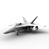 飞机-飞机-军事飞机-VR/AR模型-3D城