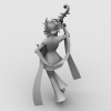 神话OL角色-角色人体-角色-VR/AR模型-3D城