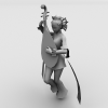 神话OL角色-角色人体-角色-VR/AR模型-3D城