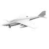 e6 美航母 舰载多用途军机-飞机-军事飞机-VR/AR模型-3D城