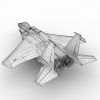 战斗机-飞机-军事飞机-VR/AR模型-3D城