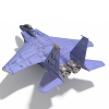 战斗机-飞机-军事飞机-VR/AR模型-3D城