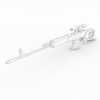 Sniper Rifle SVD Dragunov枪-VR/AR模型-3D城