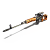 Sniper Rifle SVD Dragunov枪-VR/AR模型-3D城