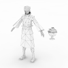 诛仙侍童-角色人体-角色-VR/AR模型-3D城