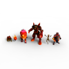 烈焰洞怪-角色人体-角色-VR/AR模型-3D城