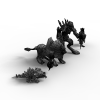 烈焰洞怪-角色人体-角色-VR/AR模型-3D城