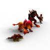 烈焰洞怪-角色人体-角色-VR/AR模型-3D城