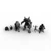 烈焰洞怪-角色人体-角色-VR/AR模型-3D城