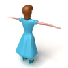 女人-角色人体-角色-VR/AR模型-3D城