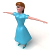 女人-角色人体-角色-VR/AR模型-3D城