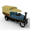 蒸汽客车-汽车-其它-VR/AR模型-3D城