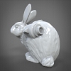 3D打印-玩具兔子-艺术-3D打印模型-3D城