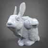 3D打印-玩具兔子-艺术-3D打印模型-3D城