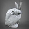 3D打印-玩具兔子-艺术-3D打印模型-3D城