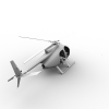 直升机-飞机-直升机-VR/AR模型-3D城