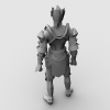 神话OL角色-角色人体-角色-VR/AR模型-3D城