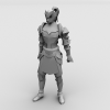 神话OL角色-角色人体-角色-VR/AR模型-3D城